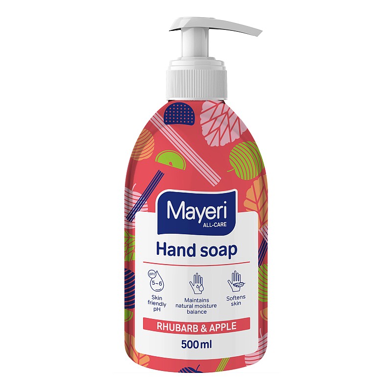 MAYERI All-Care liquid soap Rhubarb and apple 500ml (10/640) F581