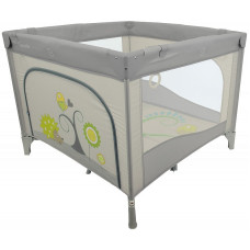 BABY MIX travel cot HR-SQ106 106x106cm GREY