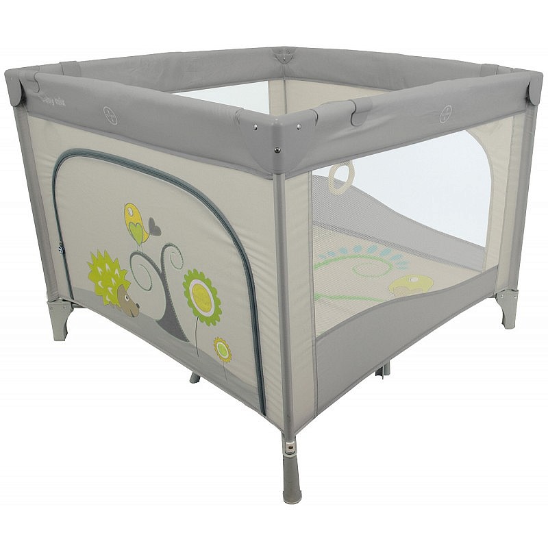 BABY MIX travel cot HR-SQ106 106x106cm GREY