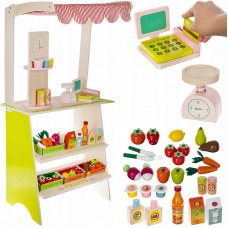 MPORT Wooden shop set 29pcs M023