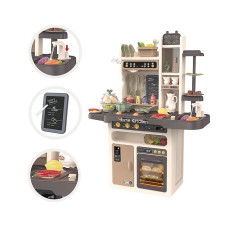 MPORT Toy kitchen set with sound effects, 65 pcs. M013