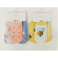 YO BABY socks Scorpio 3 pair 3-6 size SKC 3 PAK/M2 girls