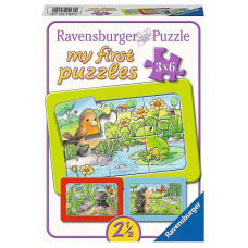 RAVENSBURGER My first puzzle 3x6 Garden animals R 05138