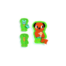 DJECO Wooden puzzle Charlie and friends, DJ01487