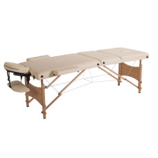 MPORT 3-zone folding massage table - beige, VANGALOO MTC3