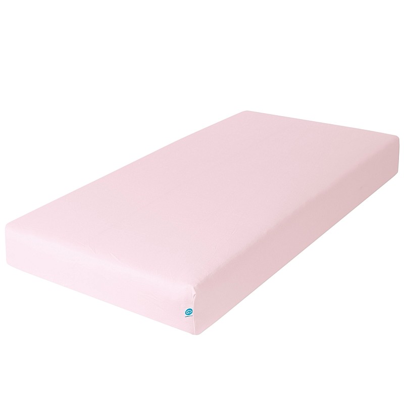 CEBABABY Jersey Fitted Sheet (120x60) Pink W-823-076-131