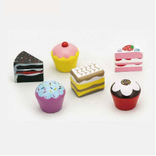 VIGA SWEET CAKE wooden cake 6 pcs. 18m + 59533