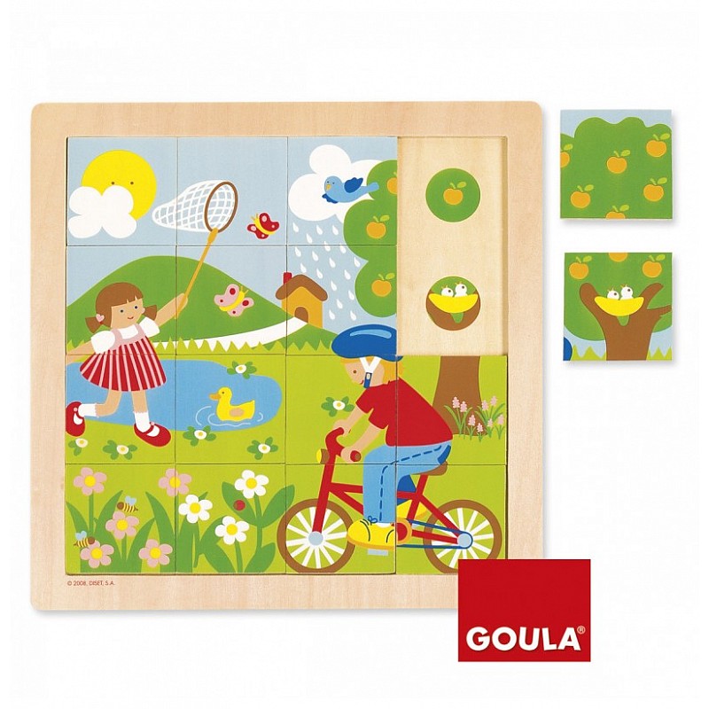 GOULA Puzzle Spring 16gab. 24m+ 53085