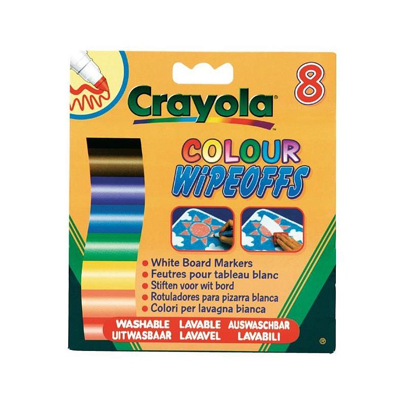 CRAYOLA Marķieri tāfelei 8 gab.