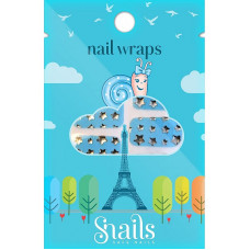 SNAILS Nail Wraps Blue Stars, 0446