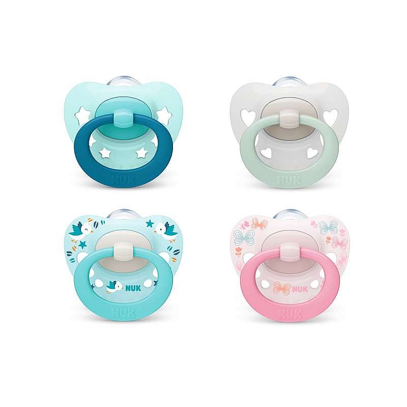 NUK Happy Days Ortodontic silicone pacifier 0-6m 1pcs. SU07 10730271 SALE