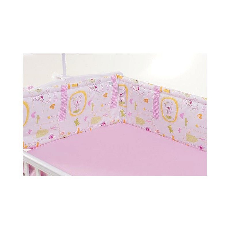 MILANA rim for cots PINK JACADI 360cm