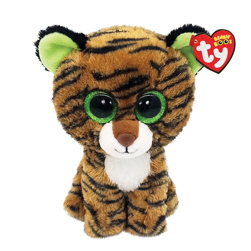 TY Beanie Boos Toy 15cm, BROWN TIGER TY 36387