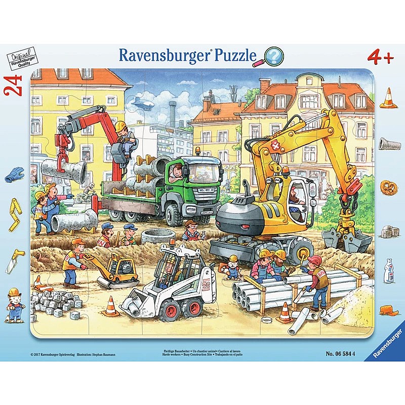 RAVENSBURGER Frame puzzle 24el. Construction R06584