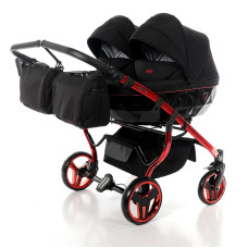 JUNAMA INDIVIDUAL DUO stroller for twins 2in1, col. 01