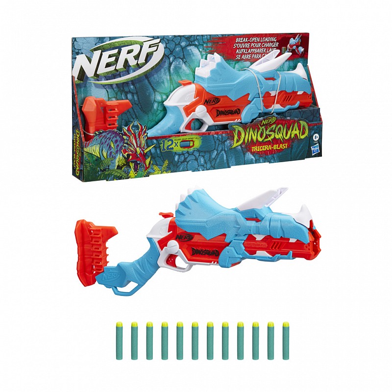 NERF Rotaļu ierocis "Dino Tricerablast"