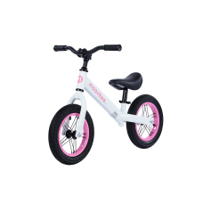 MOOVKEE Walking Bike JACOB TNBTC-006 GLOSSY WHITE & SWEET PINK