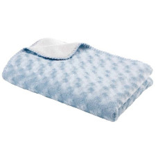 BABYDAN fleece blanket 75x100sm, baby blue 6354-30