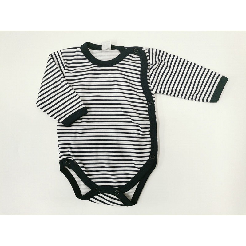 ZUZIA body 62 size,JEŽ 1710/62 white/dark blue stripes