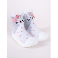 YO BABY SCORPIO Socks with rubber sole RABBIT 24, OB-138//OBO-0138G Girl