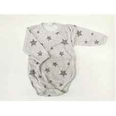 ZUZIA body 56 size,JEŽ 1710/56 grey/grey stars