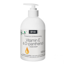 EVA NATURA krēmveida roku ziepes ar E vitamīnu un D-Pantenolu, 500 ml