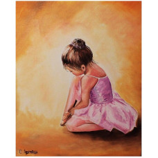 TSVETNOY Diamond painting 30x40cm Ballerina baby, LE038e