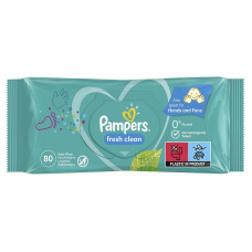 Pampers Fresh Clean baby wipes 80 pcs.