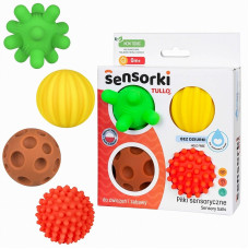 TULLO Sensory balls, 4pcs, 0m+, 495