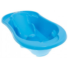 TEGA BABY KOMFORT Anatomical baby bath with plug TG-011 blue