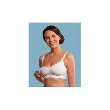 CARRIWELL Seamless Maternity Bra, size S, white 8909 (3550)