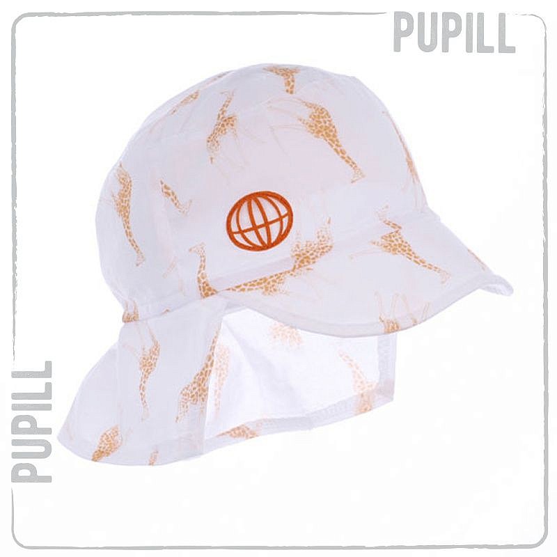 PUPILL GIRAFO cepure 50-52 izmērs, WHITE/BEIGE