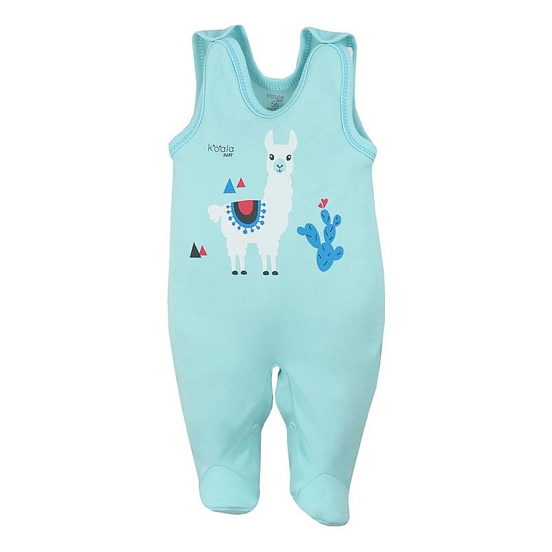 HAPPY KOALA BABY sleeveless Romper size 80 07-488 turquoise