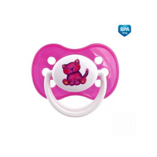 CANPOL BABIES silicone pacifier symmetrical Milky 22/541 - Pink