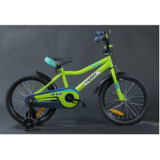 GUST&JUHI Children's bicycle 18" RASER, Green (4-6y)