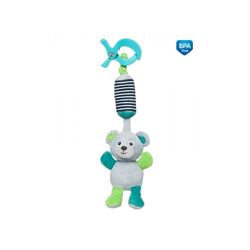 CANPOL BABIES hanging toy with bell 0m + 68/054 grey