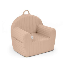 KLUPS soft armchair for a child STRIPE NOUGAT