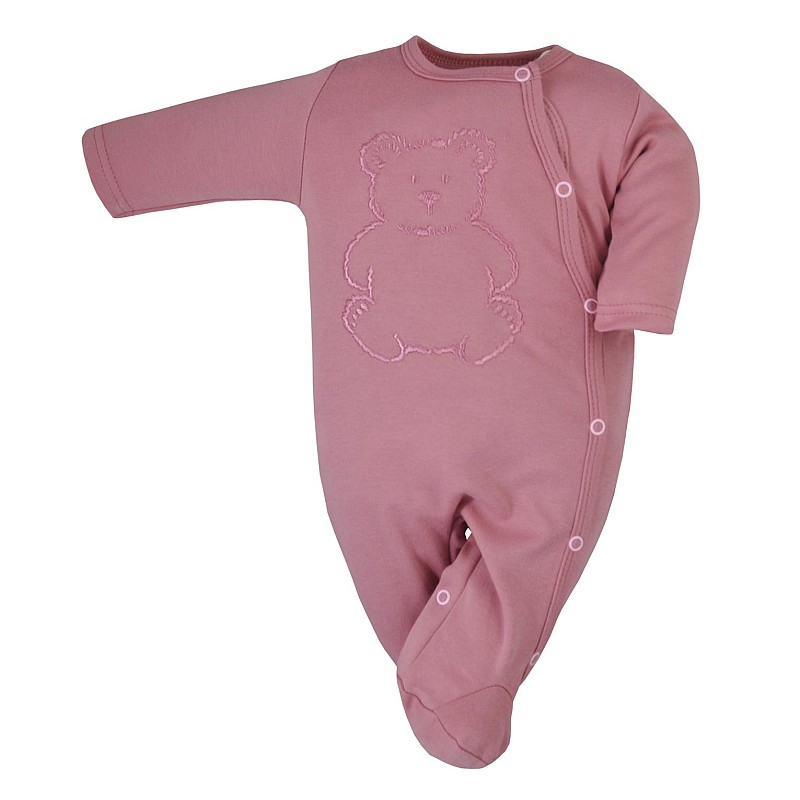 KOALA BABY MIŠ Romper with long sleeves 09-377, size 56. dirty pink