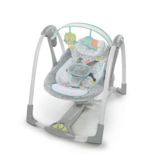 BRIGHT STARTS Ingenuity Swing 'n Go Portable Swing Hugs & Hoots, 10247