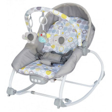 BABY MIX Baby rocking chair, LCP-BR212-852 grey