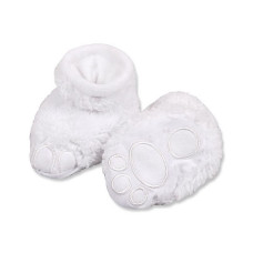 YO BABY booties dragon Dino OB-001 6-12m + - white