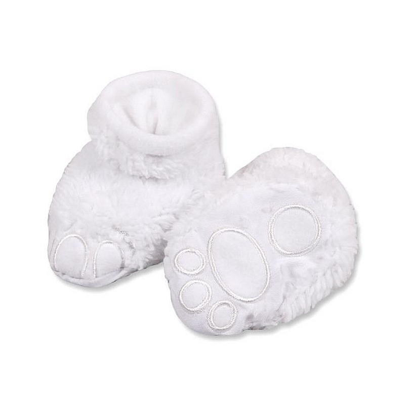 YO BABY booties dragon Dino OB-001 6-12m + - white