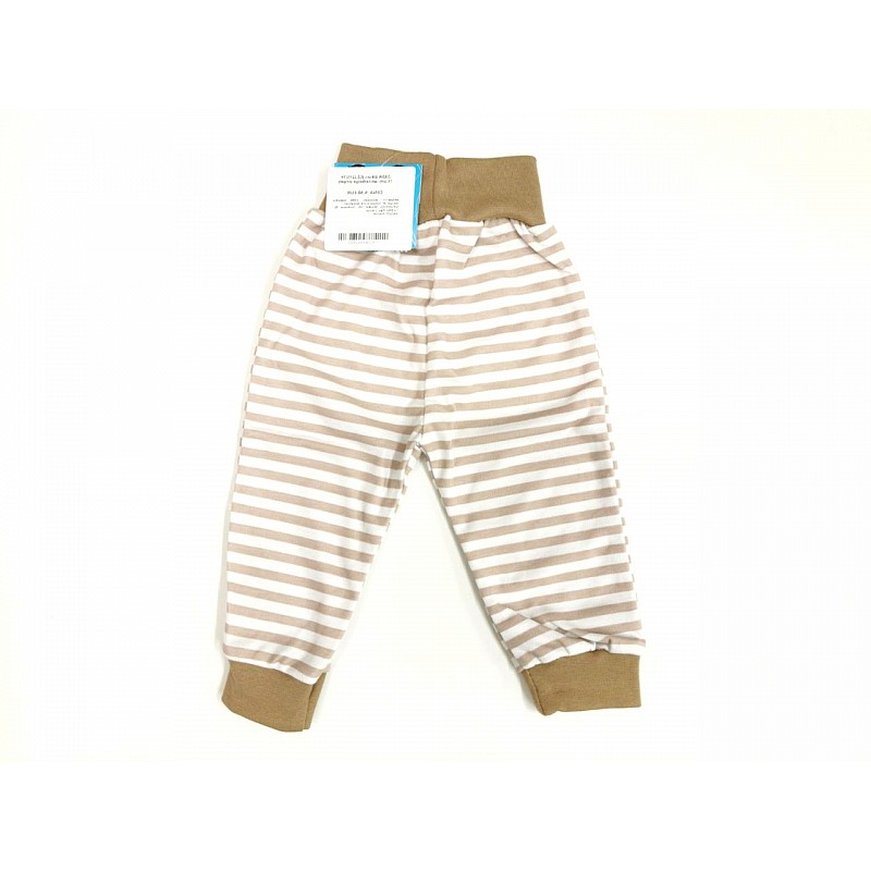 ZUZIA pants 86.size, JEŽ 2219/80 white/beige stripes