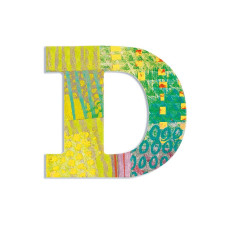 DJECO D - Peacock letter DD04813