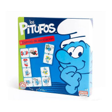 DINOVA Board game DOMINO SMURFS, 550-01