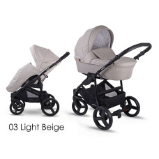 LONEX SOFT Universal stroller 2in1, 03 Light Beige