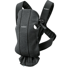 BABYBJORN MINI 3D JERSEY baby carrier Charcoal grey, 021076