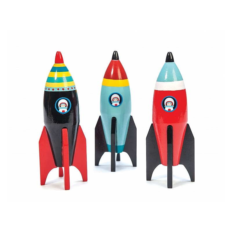 LE TOY VAN wooden toys - Space Rocket, TV803