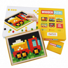 CUBIKA Mosaic Wooden pixels 4 Cars, 14903