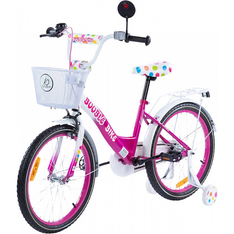 TO-MA Children's bicycle Tomabike Exclusive 20 pink / white